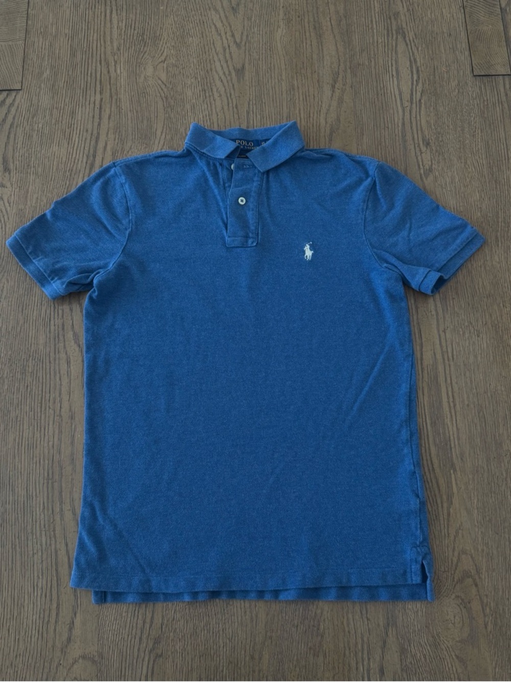 Polo Ralph Lauren Shirt Blue Classic Fit XS Short Sleeve Pony Logo